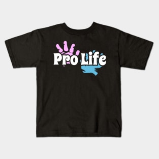 Pro Life - Baby Hand Print Kids T-Shirt